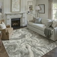 thumbnail image 5 of BERTHMEER 9'x12' Area Rugs for Living Room Bedroom Dining Room Non Slip Washable Abstract Modern Contemporary Distressed Dorm Office Indoor Large Rugs Carpets,Green, 5 of 7