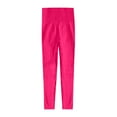 thumbnail image 5 of GEWSEY Resistance Band Leggings, Leggings with Resistance Bands Built in for Yoga, Gym (Hot Pink, 3XL), 5 of 5