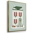 thumbnail image 3 of Festive Front Door IV - Framed Gallery Wrapped Holiday Canvas - 17 x 25 - Gold Frame, 3 of 8