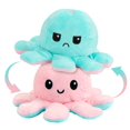 thumbnail image 1 of Pulpo de peluche reversible NQ rosa + cesta animal de peluche sensorial, 1 of 5