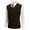 A003-Brown, variant on SAATLERI Mens Vests Casual V Neck Knitted Sleeveless Pullovers Knitwear Vests Solid Plain Slim Fit All Match Business Tops