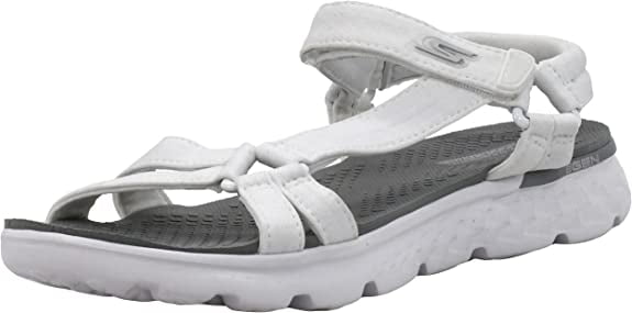 Skechers Women's The Radiance Sport Sandal White/Grey 10 - Walmart.com
