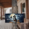 thumbnail image 4 of Happy Halloween Bernese Mountain Dog Witch Pumpkins Bats Landscape Wood Sign Berner Lover Gifts Hanging Wall Home Decor - 13012, 4 of 5