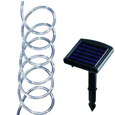 Buy String Lights Online 16 ft. Clear Solar LED Rope Light 1000 021 215, 8 hours of operating time By Hampton Bay ()