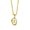 Z, variant on Jewelry Initial Pendant Necklace for Men Womens, 14K Gold Plated Oval Letter Capital Necklace Alphabets from A-Z Figaro Chain Necklace