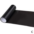 thumbnail image 1 of Negro mate 12 colores luz del coche faro luz trasera tinte película de vinilo hoja adhesiva luz antiniebla lámpara trasera película de humo mate 30X150Cm, 1 of 4