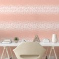 thumbnail image 2 of Ambesonne Botanic Abstract Peel & Stick Wallpaper for Home, Leaves Paint Print, 13"x36", Blush Rose Pale Eggshell, 2 of 5