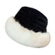 thumbnail image 3 of Sombrero de pescador de invierno, suave y a la moda, ideal para actividades al aire libre, como escalada. negro blanco, 3 of 9