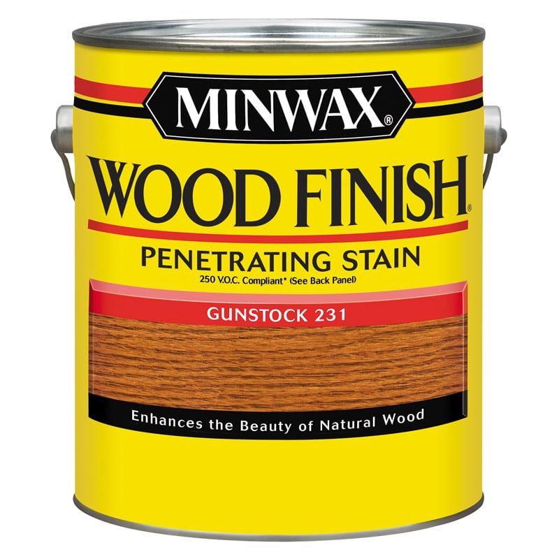 Minwax Wood Finish SemiTransparent Gunstock OilBased Wood Stain 1 gal