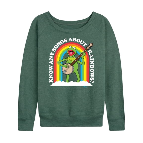 Muppets - Know Any Songs About Rainbows - Women's Lightweight French Terry Long Sleeve Shirt