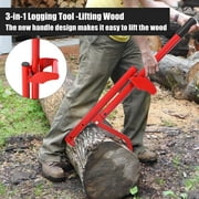 3 in 1 Logging Tools,Log Hauler, Cant Hook, and Timberjack,Logging Tools and Equipment,Log Lifter,Log Tongs,Forestry Multitool,Firewood Harvesting Hand Tools