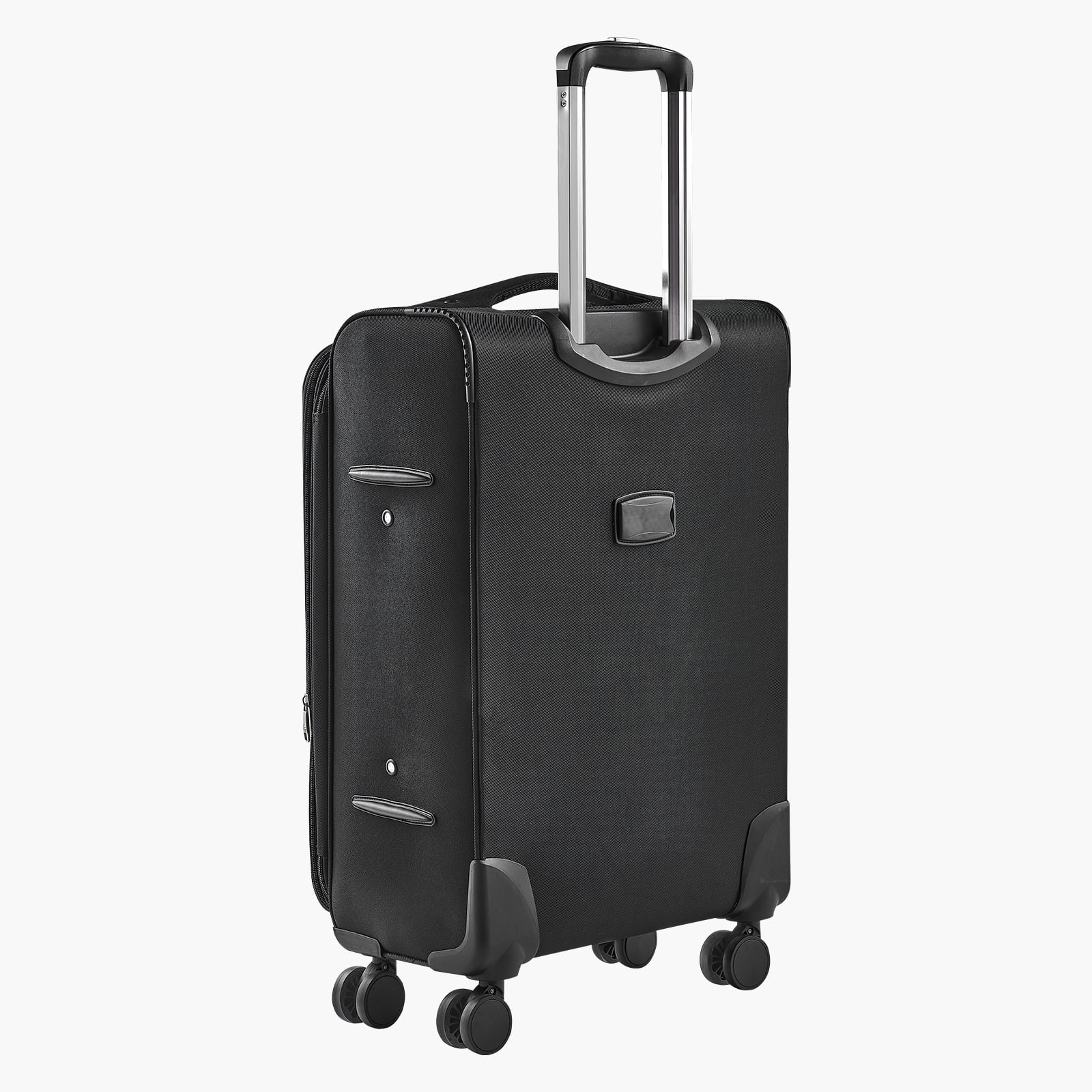 KFFKFF Softside Expandable Spinner Luggage 24" Checked Softside Spinner Luggage with Expandable Zippered Pocket and TSA Lock