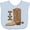 AE-Light Blue, variant on Inktastic Texas Cowboy Boot Boys or Girls Baby Bib