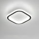 thumbnail image 4 of Lámpara de techo minimalista, lámpara colgante, lámpara LED, decoración artística. Cuadrado blanco negro, 4 of 7