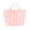 Beige-pink, variant on Women’s Waterproof PVC Tote Bag for Women, Large Stripe Plastic Top Handle Oversize Hobo Bag for Travel Work Shopper