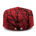 thumbnail image 3 of FUIALDOLG All-Season Flat Cap, Gothic Bat Print Polyester All-Match Adjustable Flat Hat for Travel Summer Outdoor, 3 of 4