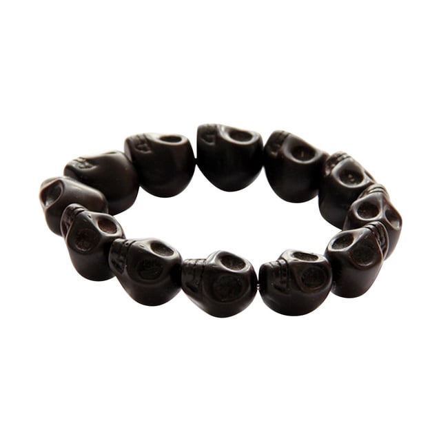 Turquesa sintética pulsera tibetana oración Mala pulsera de cuentas para los hombres las mujeres