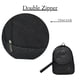 thumbnail image 5 of Mochila NGIL Canvas School Glitter-Black para niños y adultos, 5 of 9