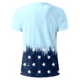 thumbnail image 5 of NIEWTR Men's Big and Tall T Shirts 250 Years American Shirt for Men American Flag T Shirt 4th of July Shirts 250 Years Birthday Tees Tops(Light Blue,3XL), 5 of 5