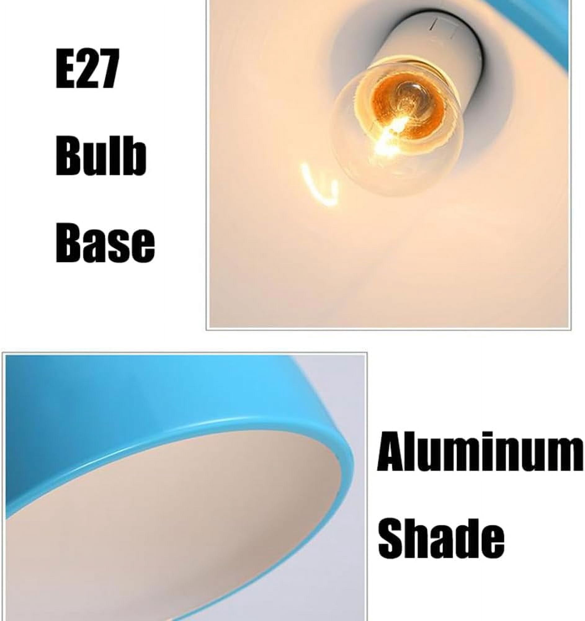 Modern Simple Colorful Pendant Light for Kitchen Island, Minimalism Nordic Style Metal Pendant Lighting for Dining Room, Vintage Rustic Pendant Lamp, Retro Pendant Light Fixture