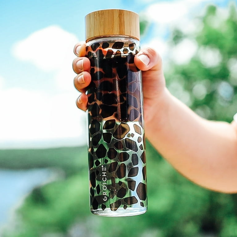 Bamboo Glass Water Bottle