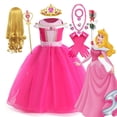thumbnail image 2 of Disney-disfraz de Aurora para niña, Vestidos de baile de lujo para fiesta, Vestidos de princesa para Halloween, 2 of 5