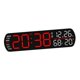 thumbnail image 4 of Reloj despertador digital, reloj de escritorio, práctico, electrónico, inteligente, multiusos. Rojo, 4 of 9