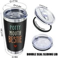 thumbnail image 3 of Funny Birthday Gifts for Bestie - Gag Gifts for Women Bestie Best Friend BFF Work Bestie, Cool Gifts for Female Coworker Thanksgiving Christmas, 20 Oz Vacuum Insulated Tumbler Cup, 3 of 6