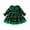 Green, variant on Elippeo Christmas Dress 12M 2Y 3Y 4Y 5Y 6Y Plaid Print Long Sleeve Round Neck Ruffled Tulle Patchwork A-Line Dress Xmas Clothing