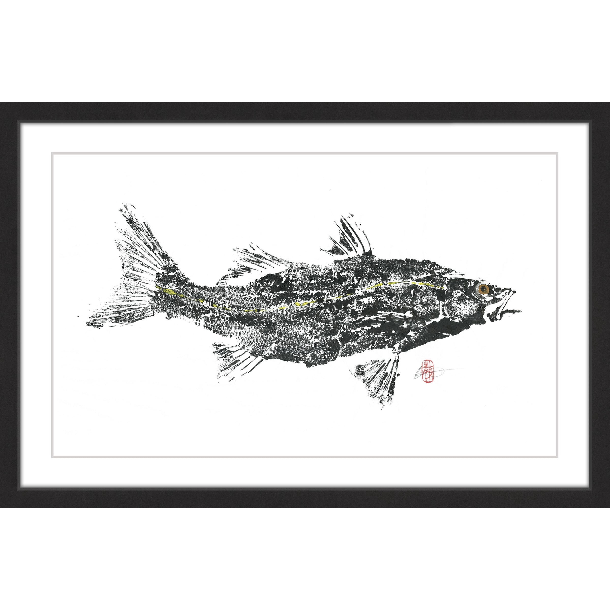 "Old Snook" Framed Painting Print