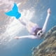 thumbnail image 2 of Sywqhk Mermaid Flipper Niños Aletas de natación Whale Tail Flipper Equipo de natación (B) Sywqhk Alta Calidad, 2 of 8