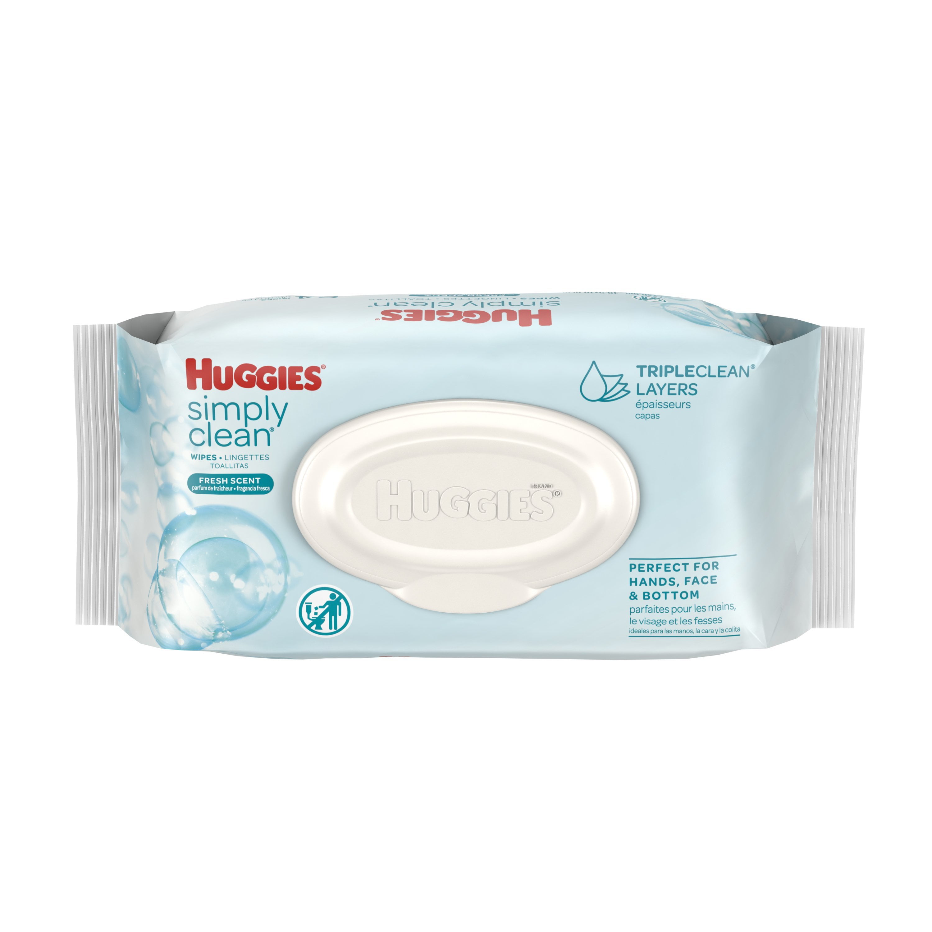 huggies fresh scent wipes