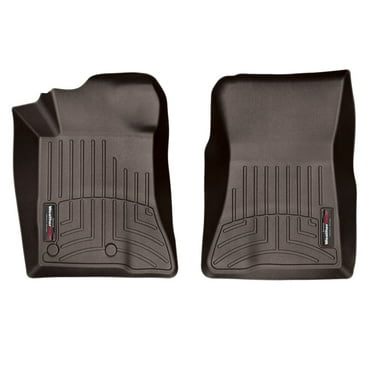 WeatherTech Custom Fit FloorLiners compatible with Ford Mustang, Mustang Dark Horse, Mustang Mach 1, Mustang Shelby GT350R, Mustang Shelby GT500 - 1st Row (Driver & Passenger), Cocoa
