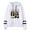 White, variant on Lauren Jauregui Pocketless Hooded Sweatshirt Hip Hop Long Sleeve Fashion Clothes