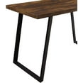thumbnail image 4 of VANELC Industrial Computer Desk, 47 inch PC Writing Desk, Vintage Study Table for Home Office Workstation (Brown), 4 of 5