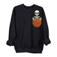 thumbnail image 2 of Heisall Womens Fall Winter 2025 Sweatshirts Round Neck Long Sleeve Halloween Print Loose Casual Crewneck Fashion Sweatshirts, 2 of 3