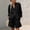 Black women two piece sets summer a1, variant on BRELIL Women Two Piece Sets Summer Casual V Neck Long Sleeve Blazer with Shorts Matching Outfits Solid Boho Loose Vacation Travel Lounge Wear, Red S