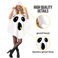 thumbnail image 4 of Guardurnaity Capa blanca con capucha, disfraz de fantasma para adulto, tela suave y resistente, ideal para Halloween y otras ocasiones. Accesorios de disfraces, 4 of 6