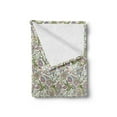 thumbnail image 2 of Paisley Soft Flannel Fleece Throw Blanket, Traditional Persian Pickles Pattern Vintage Style Ornament, Cozy Plush for Indoor and Outdoor Use, 70" x 90", Pale Brown Purple Green, by Ambesonne, 2 of 5