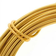 Aluminum Craft Wire Gold 12Ga 39 Feet (11.8 Meters)
