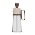 thumbnail image 1 of Glass Olive Oil Dispenser Bottle With Silicone Brush 3 In 1, Silicone Dropper Measuring Oil Dispenser Bottle for Kitchen Cooking, Frying, Baking, (18.6oz, Brown), 1 of 9