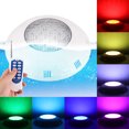 thumbnail image 1 of Rgb Luz Subacuática Para Piscina Multicolor 12V 24W Con Control Remoto Rgb Iluminación Exterior De Acero Inoxidable O Plástico Lámpara Subacuática Impermeable 24 Led Eigraketly HA025509-00, 1 of 6