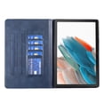 thumbnail image 5 of SaniMore Wallet Case for Samsung Galaxy Tab A8 10.5" 2022 SM-X200/X205, PU Leather Anti-scratch 4 Card Slots Anti-slip Strips Flip Stand Full Body Protective Shockproof Busienss Design, Blue, 5 of 8