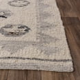 thumbnail image 2 of Rizzy Rugs Nova Area Rug NVA950 Southwestern Silver/Ivory, 8' x 10', Silver/Ivory, 2 of 4