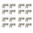 thumbnail image 1 of Clip de FijacióN de Vidrio Tipo L, 16 Uds., Conectores de Vidrio de 2 VíAs para Accesorios de Vidrio para Muebles de 6-10Mm, 1 of 5