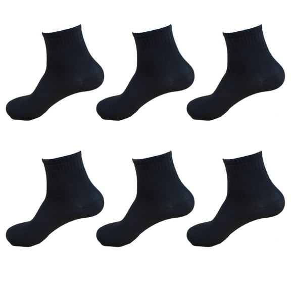 AUQ Socks for Men,Multi-Season Use Socks for Women,Standard Design Comfortable Fit Grip Socks,Black