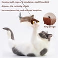 thumbnail image 5 of Interactive Chirping Bird Cat Toy, Flapping Bird Cat Toy, Flying Bird Cat Toy, Chirping Bird Cat Toy Flapping Wings, Flying Simulation Electric Sparrow Shaking Bird Hunting Cat Toy (Bluebird+Penguin), 5 of 9