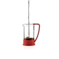 thumbnail image 3 of Cafetera Bodum Brazil French Press, 1 litro, borosilicato rojo, 3 of 5
