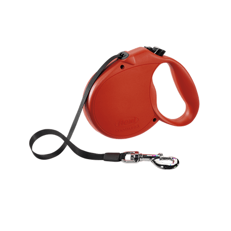 - flexi Retractable Dog Leash (Tape), 16 ft, Large, Red