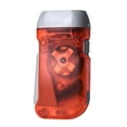 thumbnail image 1 of Trayknick Hand Press Flashlight Light Weight Environmentally Friendly Plastic Practical Camping Hiking Emergency Flashlight for Hiking Red, 1 of 13